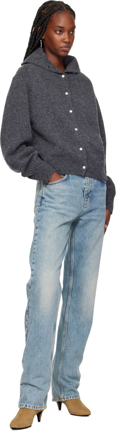 Njega cipela BY FAR BY FAR Osage Suede Kitten Heel Boots Bež | MWFBO067SU002BR046PL, 4