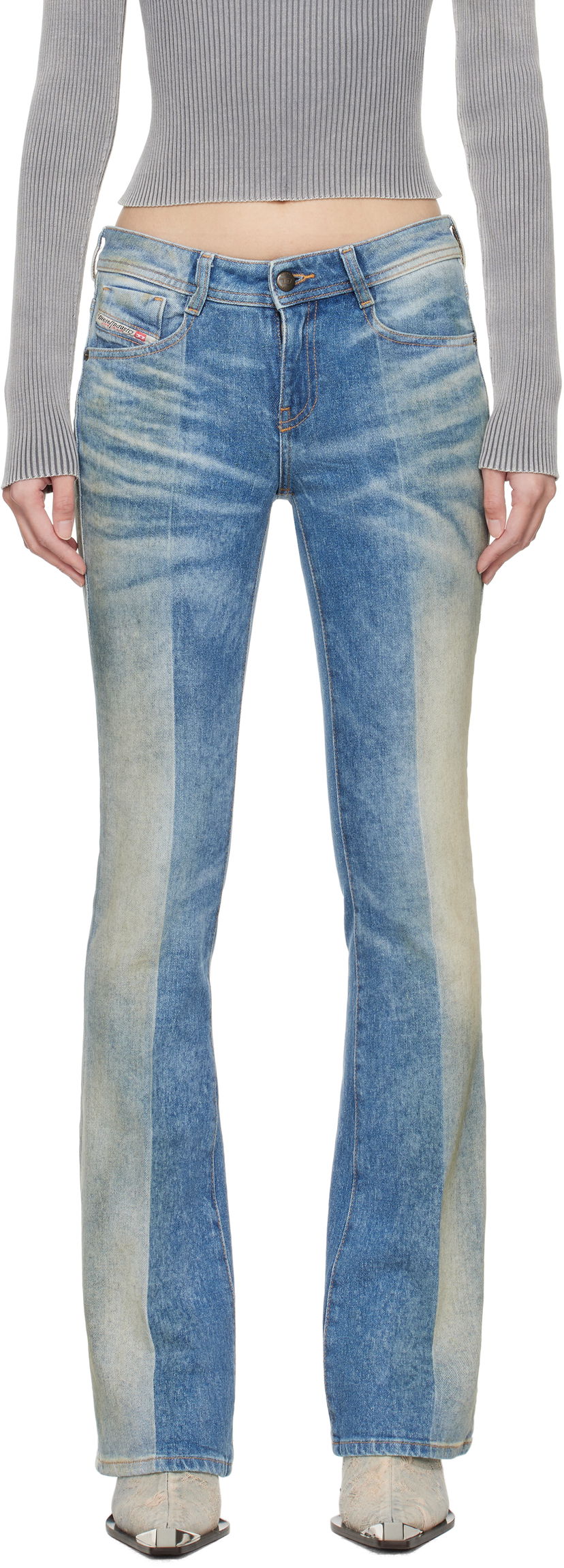 Jeans Diesel Bootcut Jeans 1969 D-Ebbey Plava | A16816 007W8