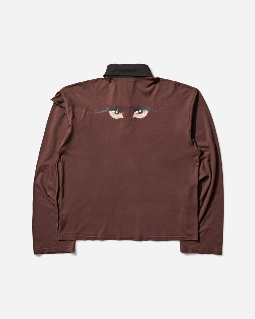 Polo majica Ottolinger Julien Ceccaldi Longsleeve Polo Smeđa | 11510291503 BRW