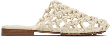 Tenisice i cipele Bottega Veneta Bottega Veneta Supple Lambskin Flat Sandals Bijela | 827669 V3H60, 0