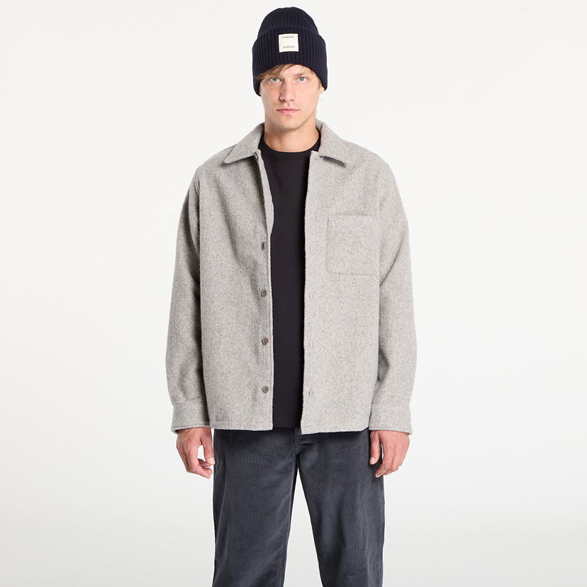 Jakna Samsoe Samsoe Samsøe Samsøe Sadamon Overshirt Siva | M25300027_170205TCX