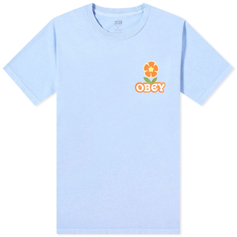 Majica kratkih rukava OBEY Make Art Not War Flower Tirkiz | 163813766-HDR