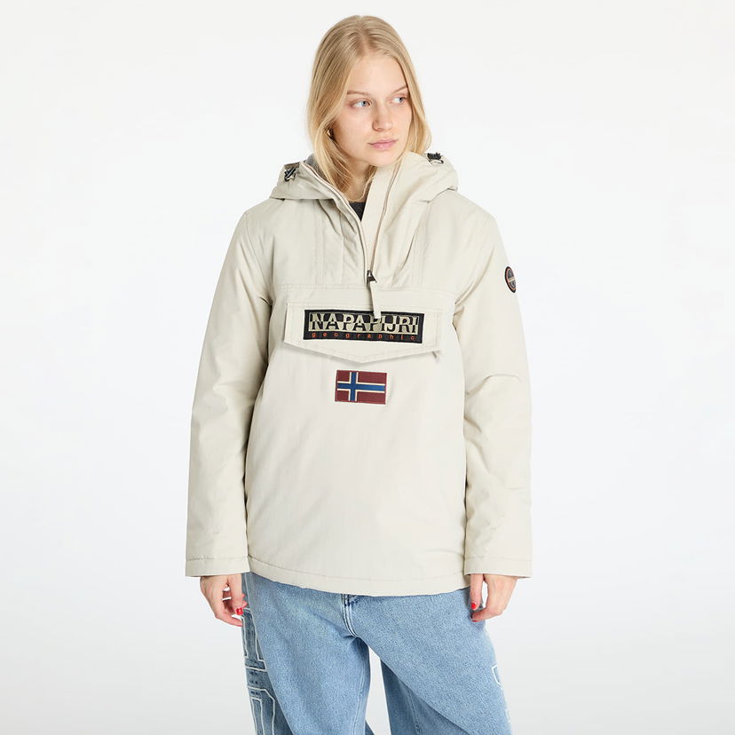 Jakna Napapijri Rainforest W Wint 5 Beige/ Silver Bež | NP0A4GM5N901