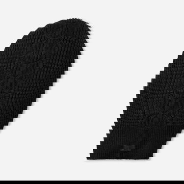 Kapica UGG UGG Cable Knit Balaclava Crna | 102740-BLK, 2