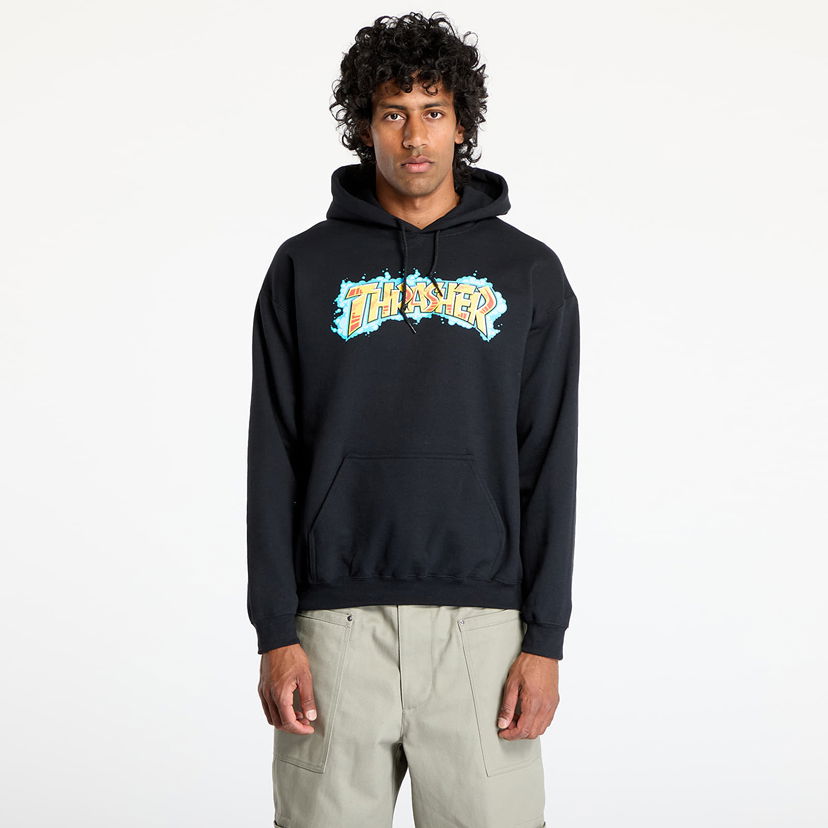 Dukserice Thrasher Thrasher Graff Hoodie Crna | 145702