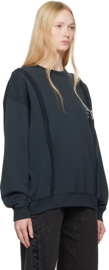 Džemper Maison Margiela MM6 Maison Margiela Ribbon Sweatshirt Crna | SH2GU0019 M25004, 1