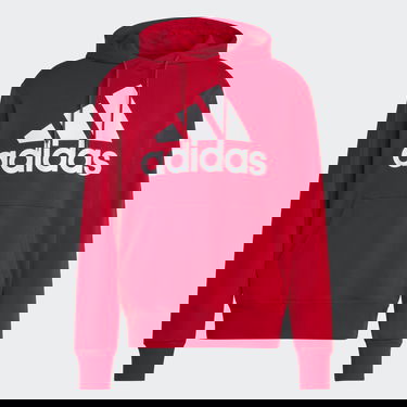 Dukserice adidas Performance Essentials French Terry Big Logo Hoodie Crvena | IC9365, 4