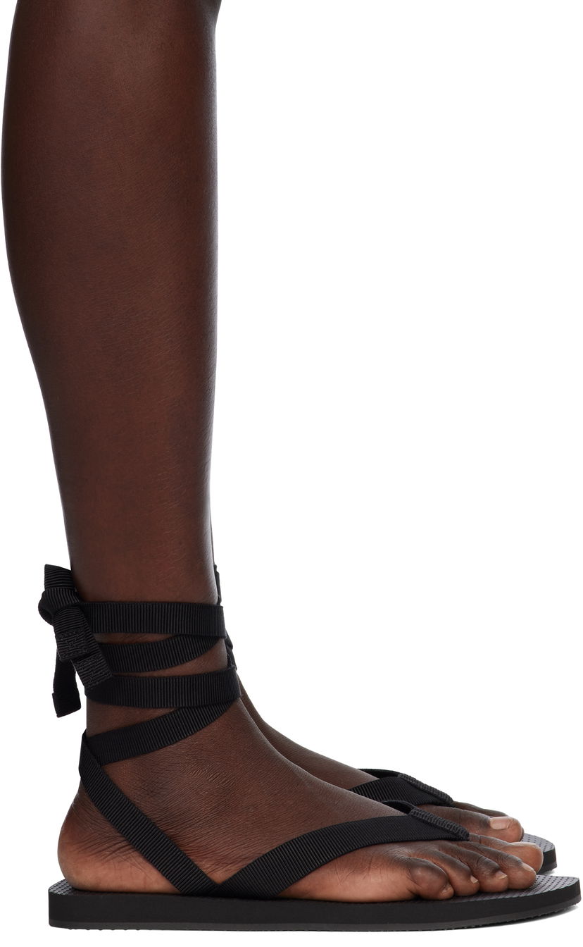 Odjeća The Row The Row Dune Knot Sandals Crna | F1588-GRO