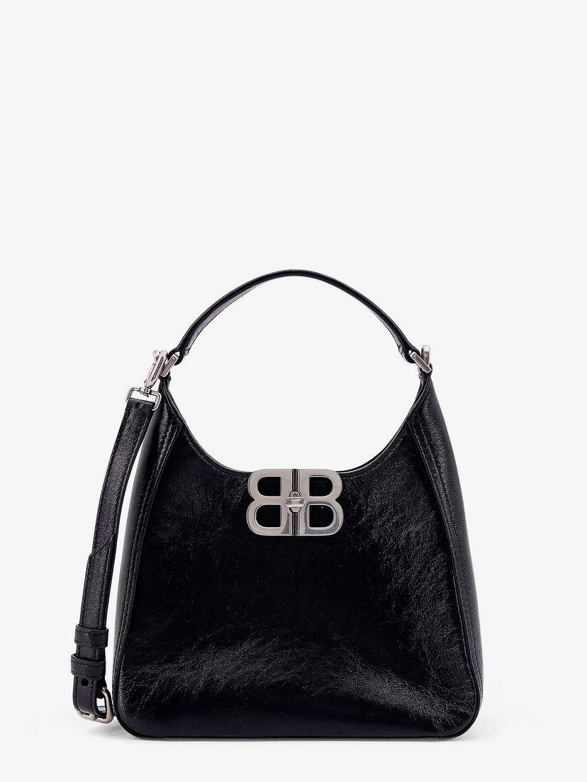 Ručna torbica Balenciaga Soft Hobo S Handbag Crna | 8019282ABFJ1000