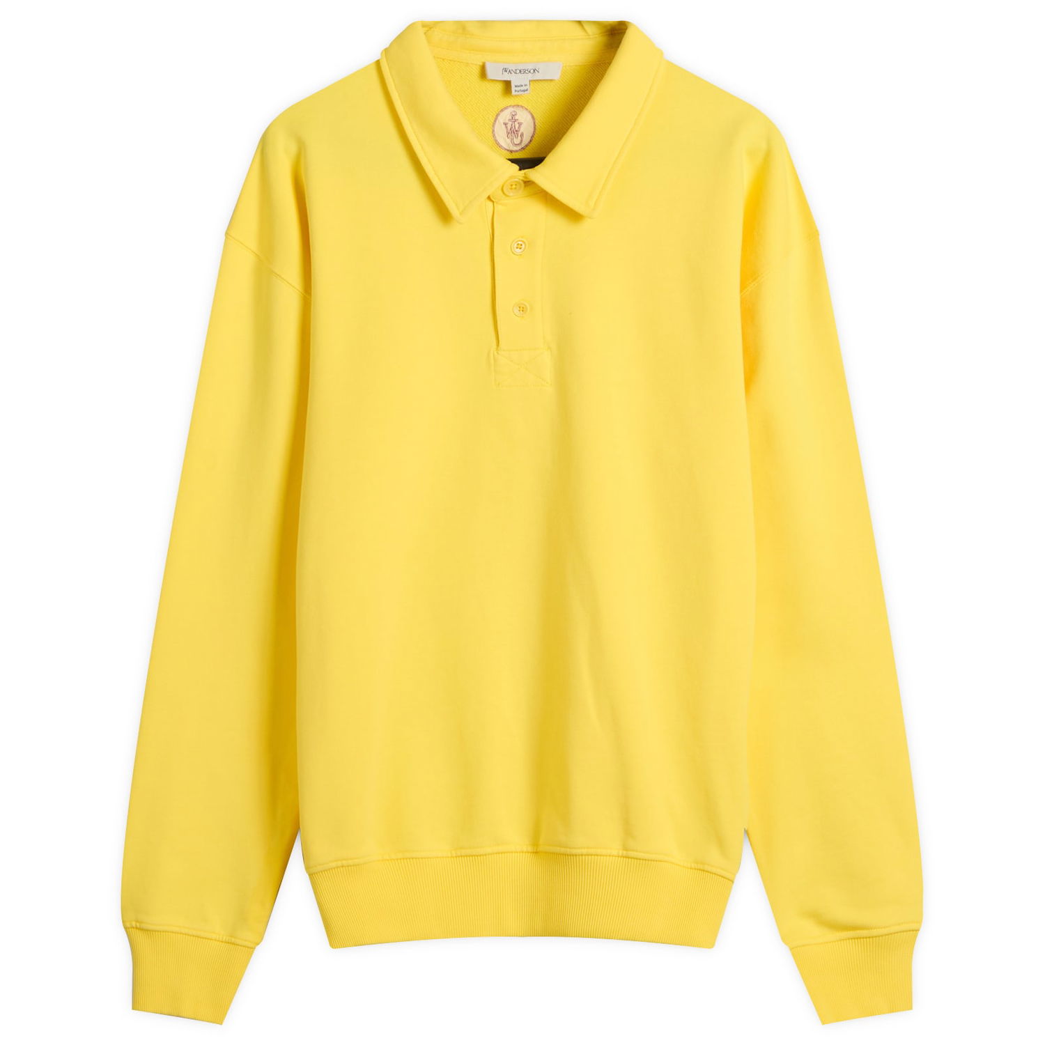 Dukserice JW Anderson JW Anderson Rugby Polo Sweatshirt Žuta | JO0275-PG1632-207, 1