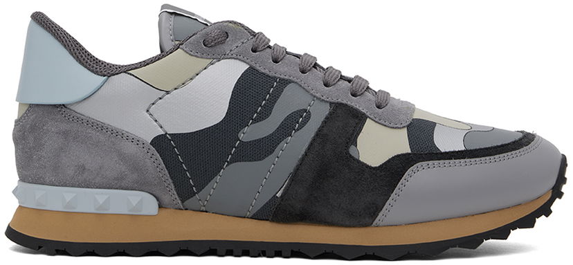 Tenisice i cipele Valentino Valentino Garavani Rockrunner Camouflage Siva | 5Y2S0723MQV