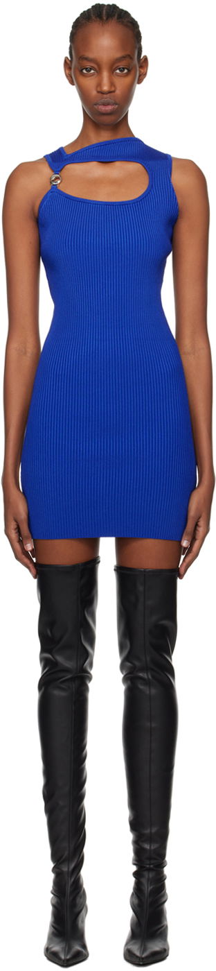 Haljina Coperni Coperni Cutout Minidress Plava | COPML85600