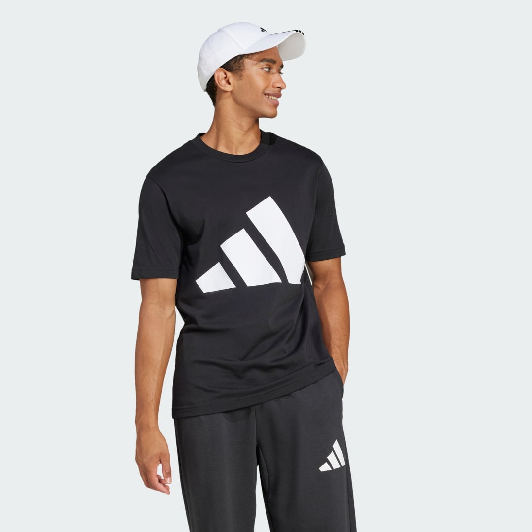 Majica kratkih rukava adidas Performance Essentials Big Logo Graphic T-Shirt Crna | JE8945, 1