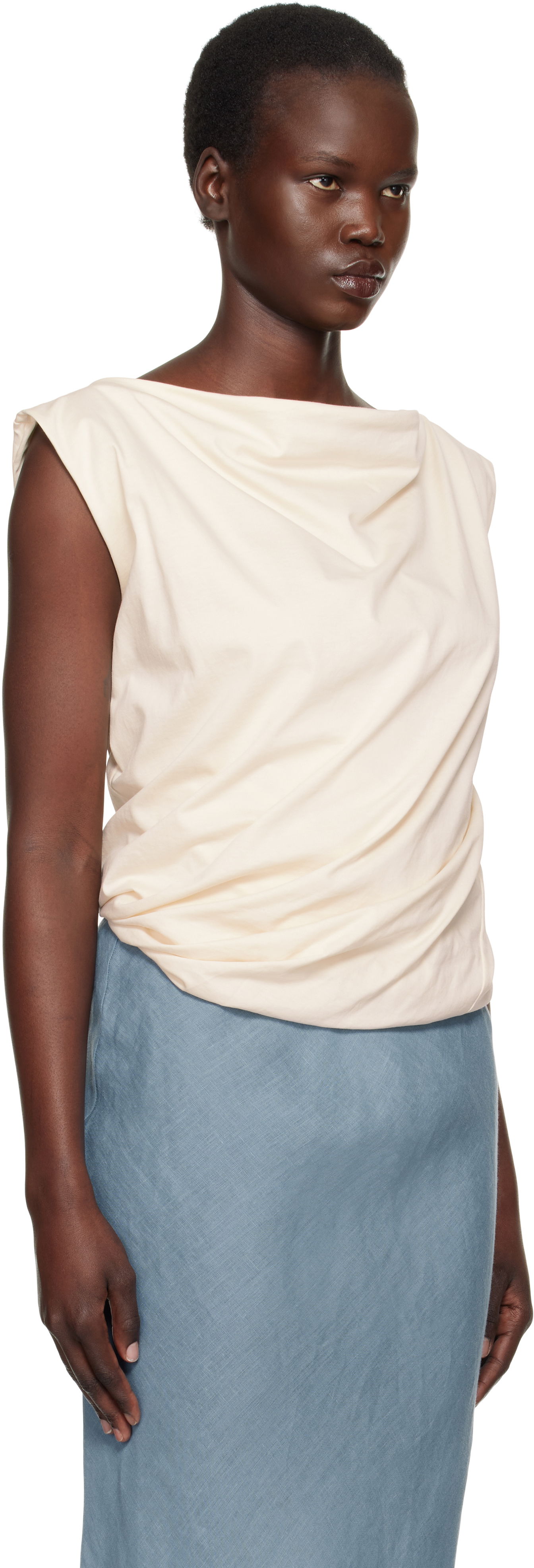 Majica bez rukava Baserange Turn Sleeveless Top Bež | TOTUT-RC-SP25, 1