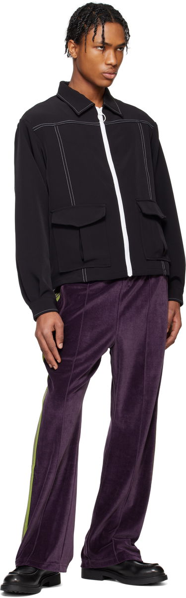 Jakna Needles NEEDLES Stitched Sport Jacket Crna | QV194, 3