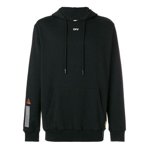 Dukserice Off-White Side  Hoodie Crna | OMBB032S180030081000