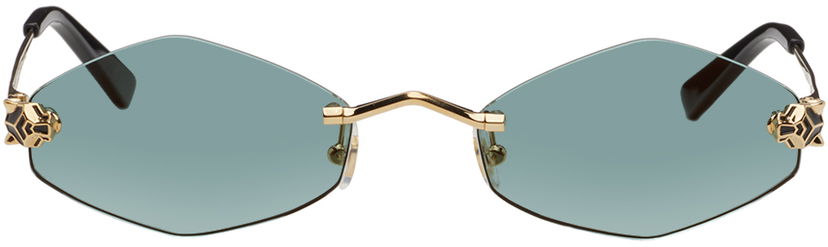 Sunčane naočale Cartier Sunglasses With Green Lenses Crna | CT0433S-003