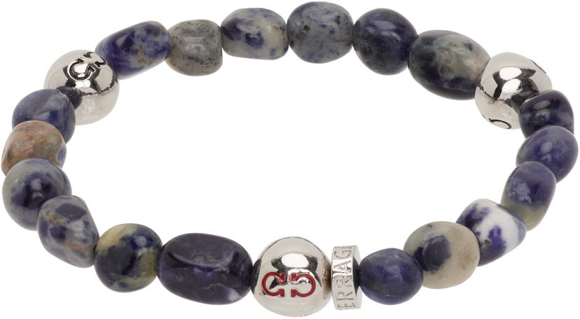 Narukvica FERRAGAMO Ferragamo Baroque Beads Bracelet Plava | 785673