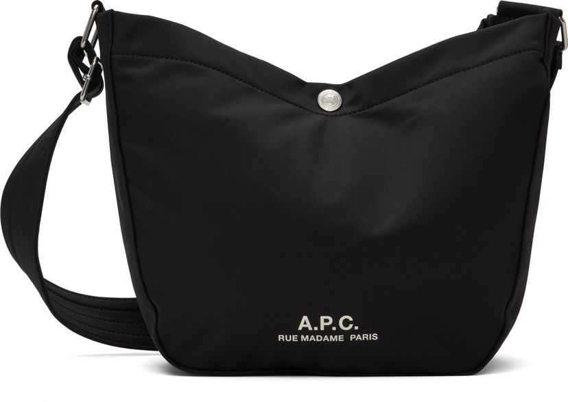 Torba za rame A.P.C. A.P.C. Journal Small Satchel Crna | PSAKR-M67010