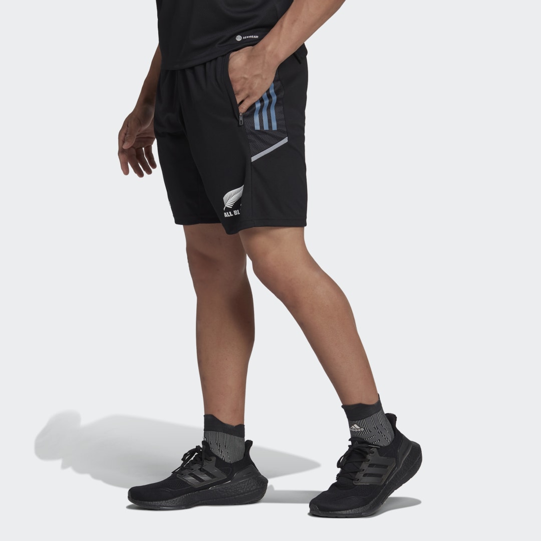 Kratke hlače adidas Originals All Blacks Primeblue Rugby Shorts Gym Crna | HM2617, 0