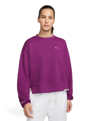 Dukserice Nike Dri-FIT Swoosh Fly Standard Issue Wmns Crewneck Ljubičasta | DQ6817-503