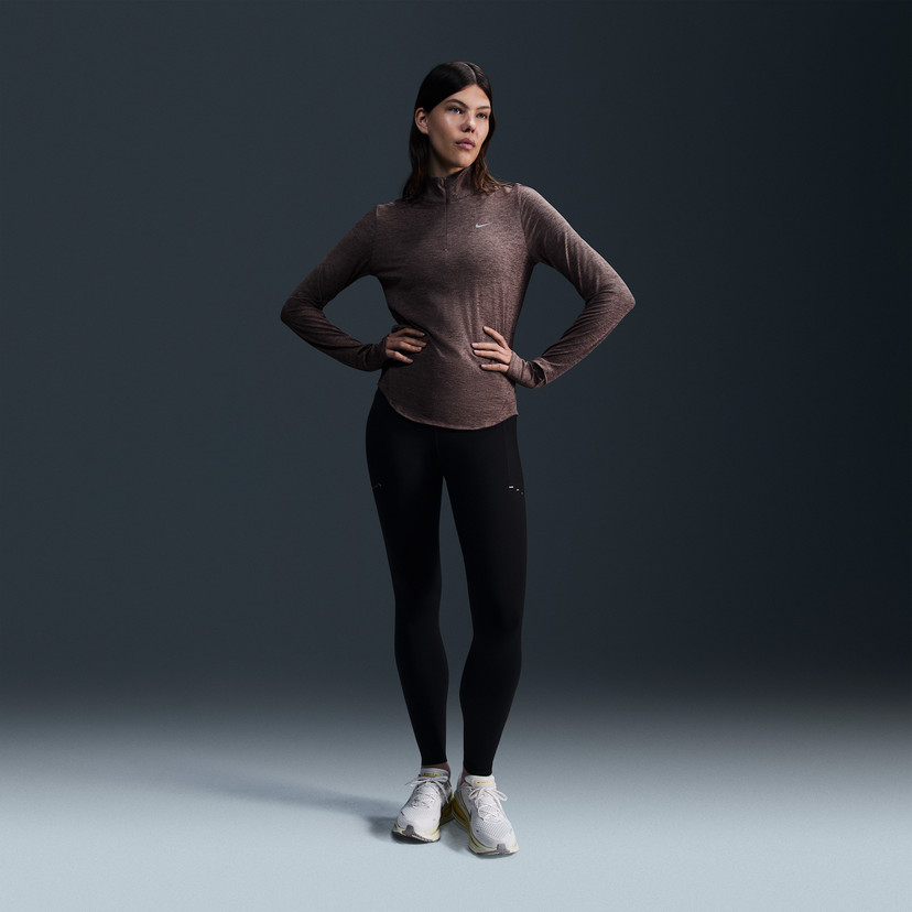 Tajice Nike Swift 7/8 High-Waisted Running Leggings with Pockets Crna | HJ2252-010