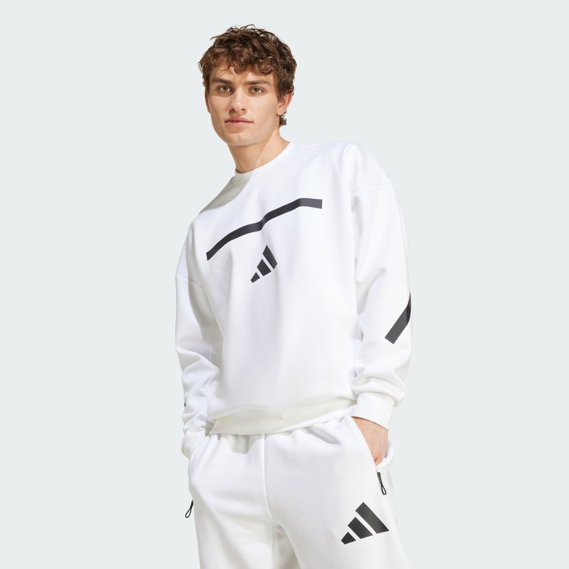 Džemper adidas Performance adidas Z.N.E. Sweatshirt Bijela | JF2451