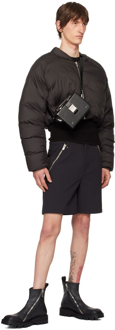 Ručna torbica HELIOT EMIL Solely Box Bag with Metallic Handle Crna | HE_15_41_L03_BLK01, 3