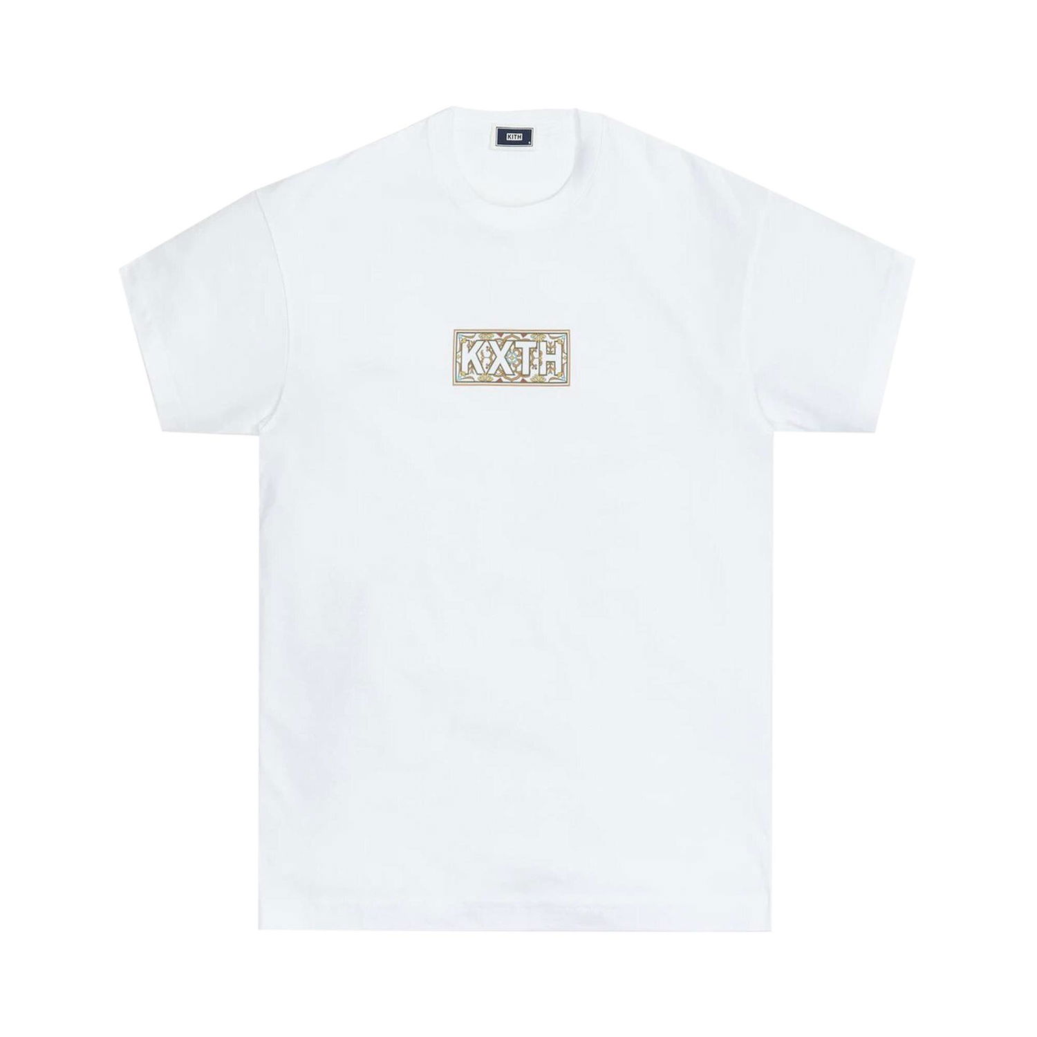 Majica kratkih rukava KITH Moroccan Tile Classic Logo Tee Bijela | KH030132 101, 1