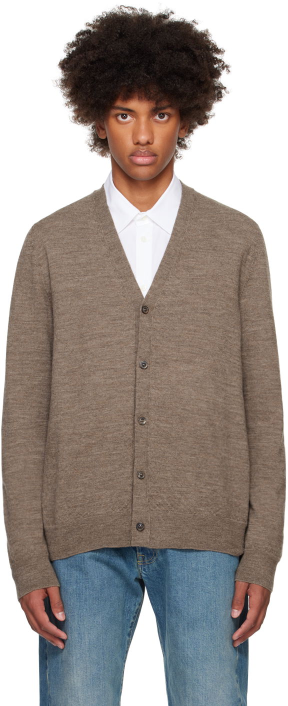 Džemper Maison Margiela Elbow Patch Cardigan Smeđa | S50HP0012 M13062