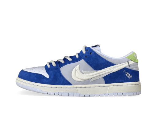 Skateboarding Nike SB Fly Streetwear x Dunk Low Pro "Gardenia" Plava | DQ5130-400