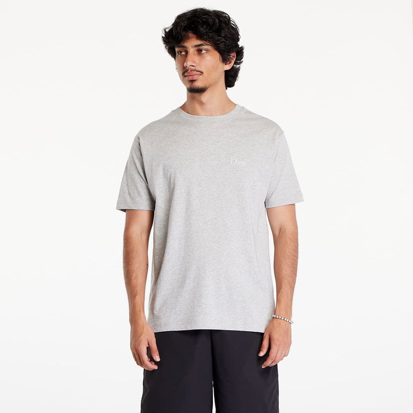 Majica kratkih rukava Dime Classic Small Logo T-Shirt Heather Gray Siva | DIMESU2417GRY