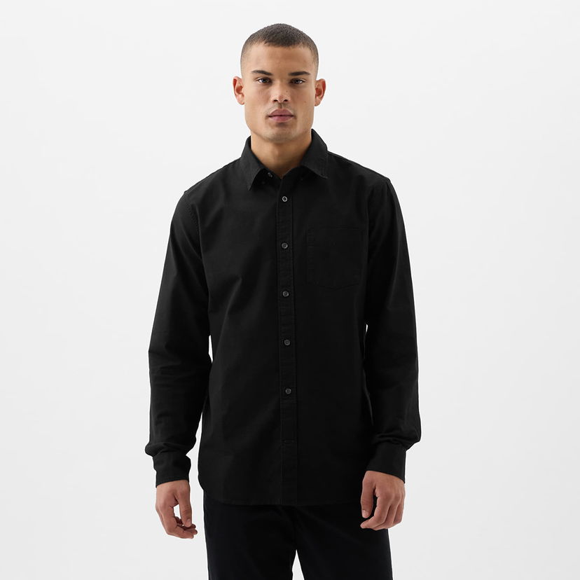 Košulja GAP Shirt Stardard Oxford Shirt True Black XXL Crna | 514274-00