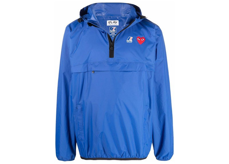 Vjetrovka Comme des Garçons Play Full Zip Packable Jacket Plava | azj502051