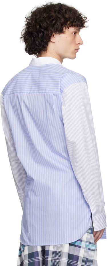 Košulja Charles Jeffrey Loverboy Charles Jeffrey LOVERBOY Hug Tie-Front Striped Shirt Plava | 54070302, 2