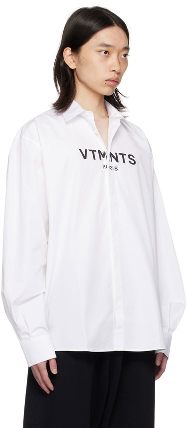Košulja VETEMENTS Graphic Print Shirt Bijela | VL22SH300W, 1