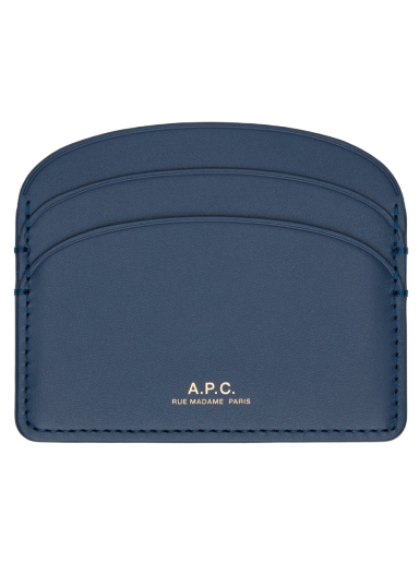 Ruksaci i torbe A.P.C. Navy Demi-Lune Card Holder Tamnoplava | PXAWV-F63270