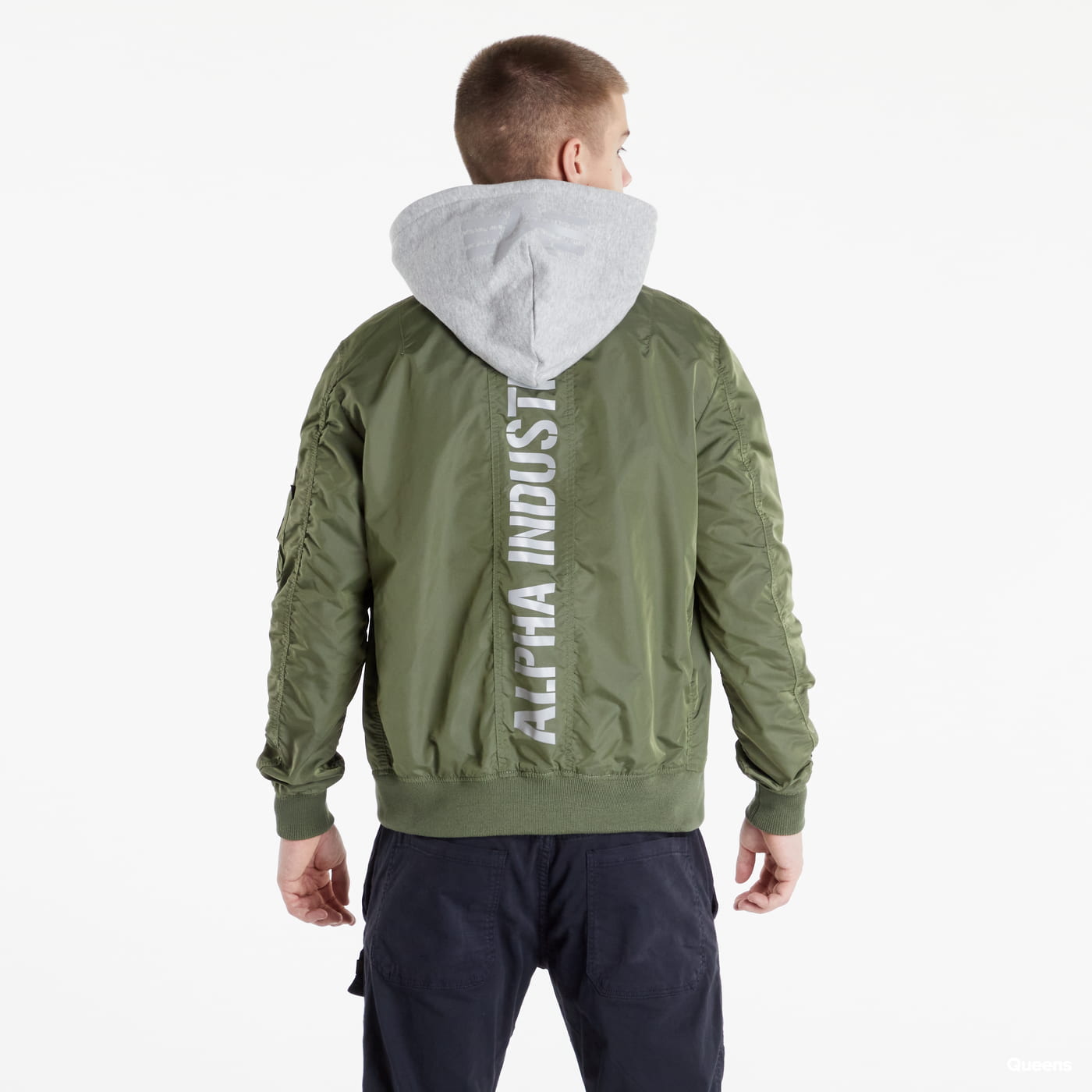 Bomber jakna Alpha Industries Bomber MA-1 TT Hood BP Zelena | 106103 01, 1