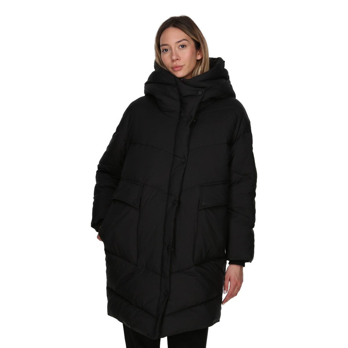 Pernata jakna Champion Long Puffer Jacket CAPSUL Crna | CHA233F504-01, 0