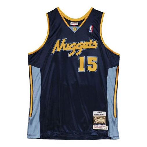 Dres Mitchell & Ness Carmelo Anthony Denver Nuggets  Basketball Jersey Plava | AJY4GS20031-DNUNAVY06CAN