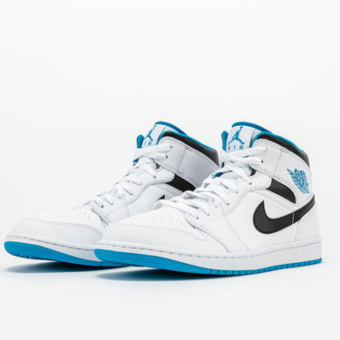 Tenisice i cipele Jordan Air Jordan 1 Mid "Laser Blue" Bijela | 554724-141, 1