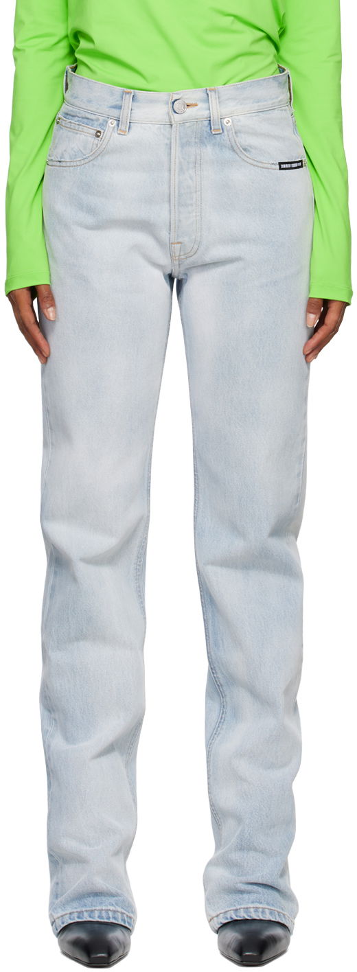 Jeans VETEMENTS VTMNTS Patch Jeans Plava | VL14PA360N