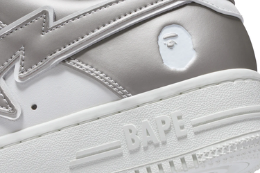 Tenisice i cipele BAPE Bape Sta Silver #4 Siva | 0ZXSHM191053L-SILVER, 5