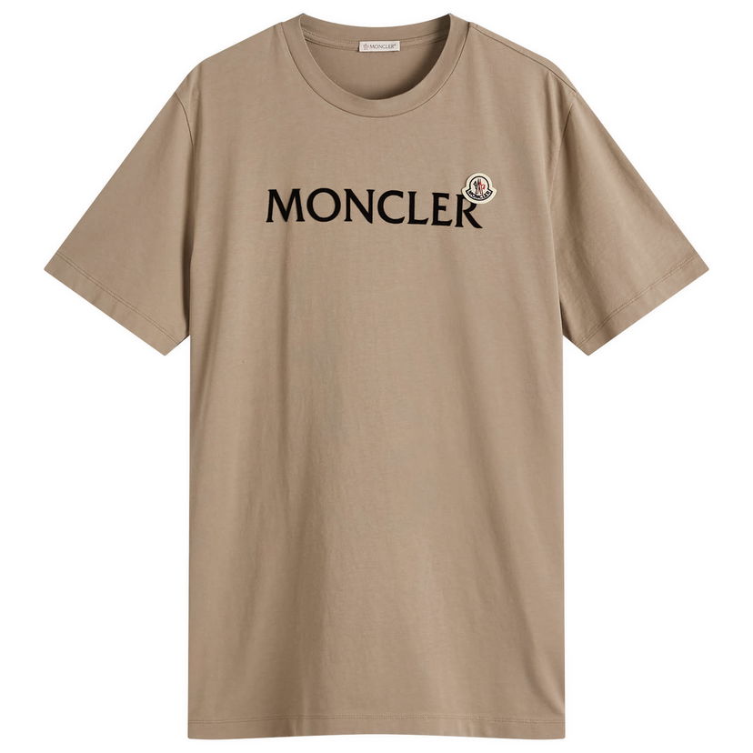 Majica kratkih rukava Moncler Moncler Logo T-Shirt, Size X-Small Bež | 8C000-75-8390T-22E
