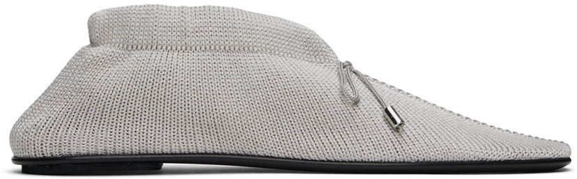 Tenisice i cipele TOTEME TOTEME 'The Knitted' Ballerina Flats Siva | 242-WAS2358-YA0040