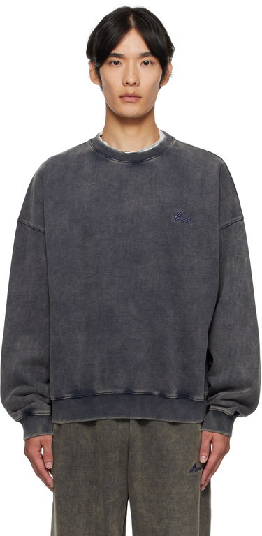 Dukserice We11done We11done Bleached Sweatshirt Siva | WD-TS2-25-785-U-DN, 0