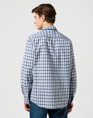 Košulja Wrangler Wrangler Regular Fit One Pocket Long Sleeve Shirt Plava | 112371552:XXL