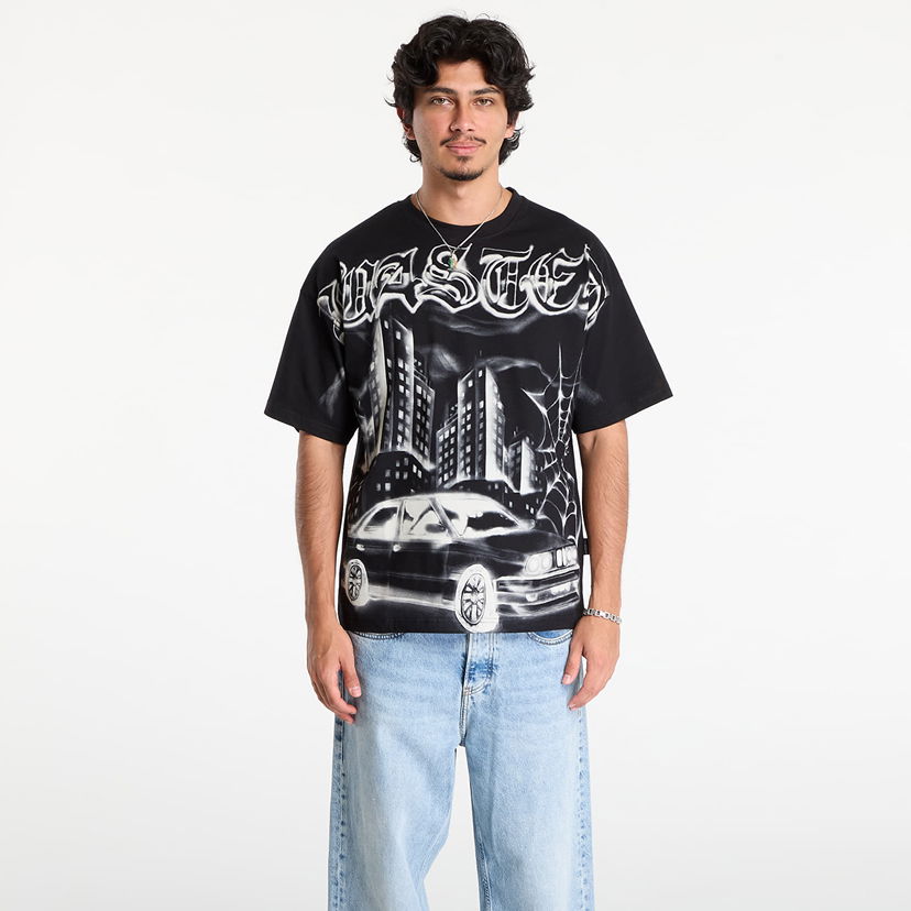 Majica kratkih rukava Wasted Paris Wasted Paris Atm Boxy T-Shirt Crna | WP_000287
