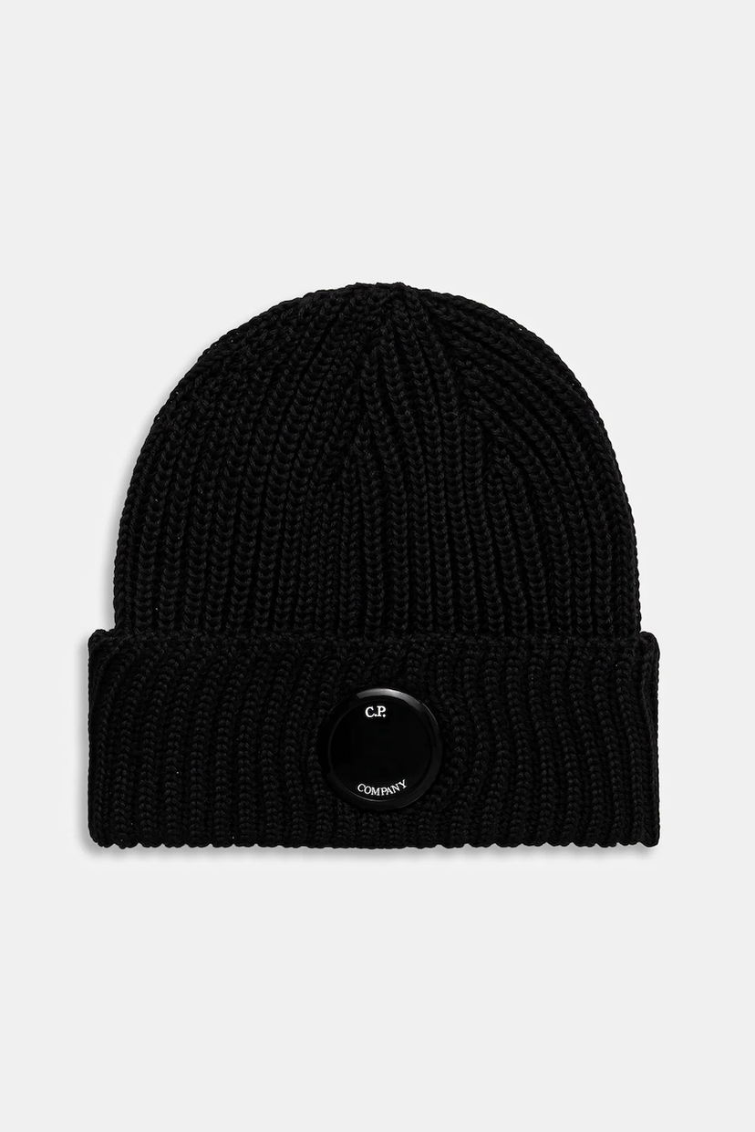 Kapica C.P. Company C.P. Company Wool Beanie Crna | RFCMAC739A005509A