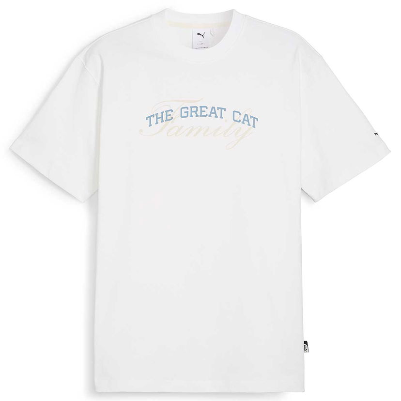 Majica kratkih rukava Puma BASKETBALL NOSTALGIA Graphic Tee, white Tirkiz | 624033_02
